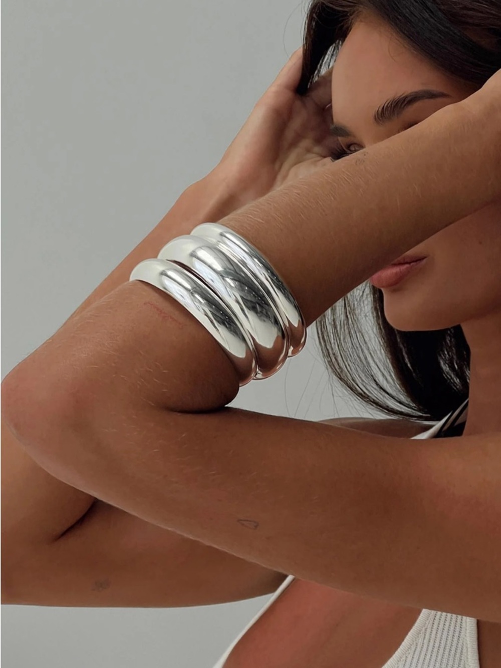 PRINCESS POLLY Silver Farley Bangle Pack
